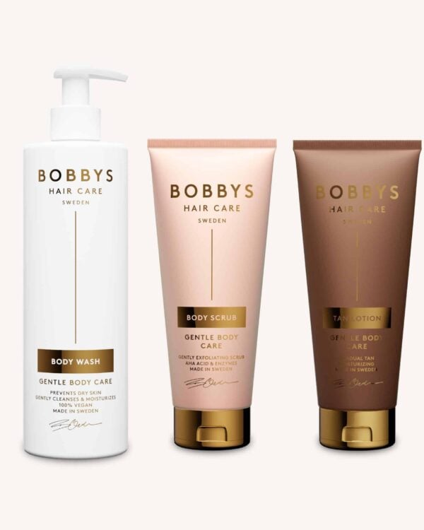 Body Wash & Body Scrub + Tan Lotion