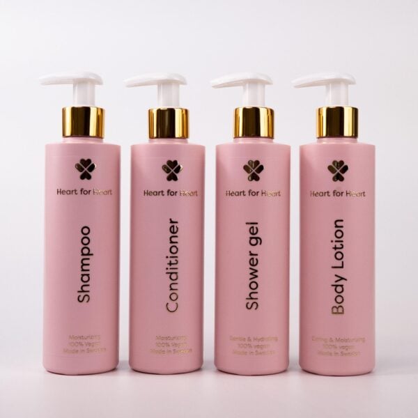 Heart For Heart Schampo, Balsam, Duschkräm & Body Lotion